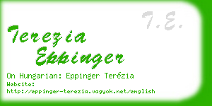 terezia eppinger business card
